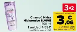 Carrefour ELVIVE Champú Hidra Hialuronico oferta