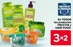 Carrefour FRUCTIS y HAIR FOOD En todos los productos oferta