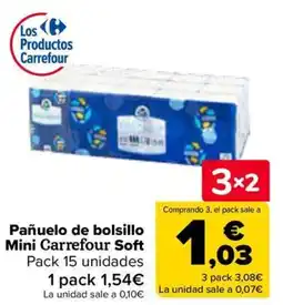 Carrefour Pañuelo de bolsillo Mini Carrefour Soft oferta