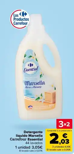 Carrefour Detergente líquido Marsella Carrefour Essential oferta