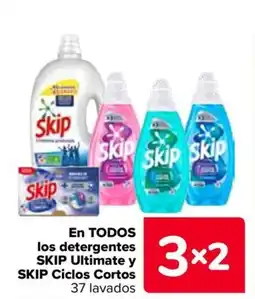 Carrefour SKIP En todos los detergentes ultimate y ciclos cortos oferta