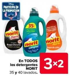 Carrefour NORIT En todos los detergentes oferta