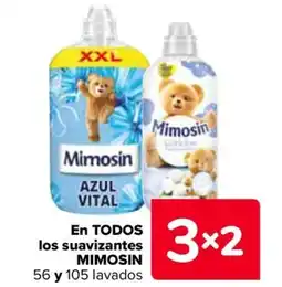 Carrefour MIMOSIN En todos los suavizantes oferta