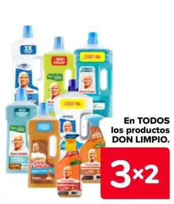 Carrefour DON LIMPIO En todos los productos oferta