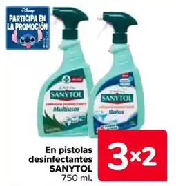 Carrefour SANYTOL En pistolas desinfectantes oferta