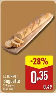 ALDI Horno de oro - baguette oferta