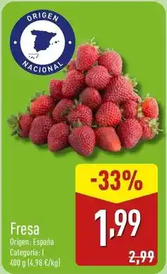 ALDI Origen - fresa oferta