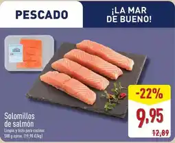 ALDI Solomillos de salmon oferta