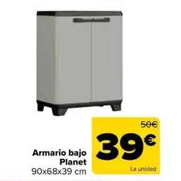 Carrefour Armario bajo Planet oferta