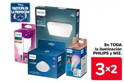 Carrefour PHILIPS y WIZ En toda la iluminación oferta
