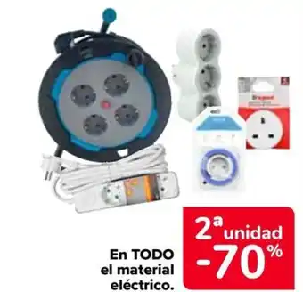 Carrefour En todo el material eléctrico. oferta