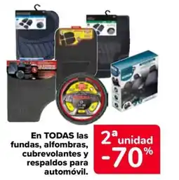 Carrefour En todas las fundas, alfombras, cubrevolantes y respaldos para automóvil. oferta