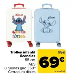 Carrefour Trolley infantil licencias oferta
