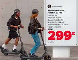 Carrefour Patinete eléctrico Ninebot E2 Pro oferta