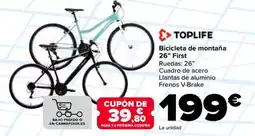 Carrefour TOPLIFE Bicicleta de montaña 26" First oferta