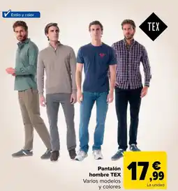 Carrefour TEX Pantalón hombre oferta