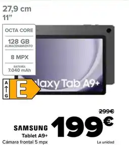 Carrefour SAMSUNG Tablet A9+ oferta