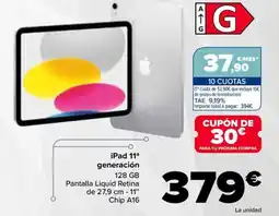 Carrefour iPad 11a generación 128 GB oferta