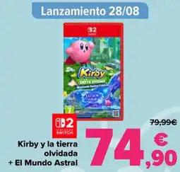 Carrefour Kirby y la tierra olvidada + El Mundo Astral oferta