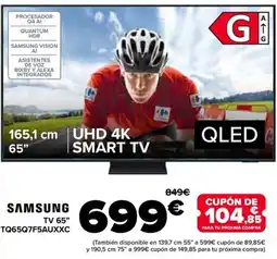 Carrefour SAMSUNG TV"65 TQ65Q7F5AUXXC oferta