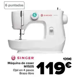 Carrefour SINGER Máquina de coser M1505 oferta