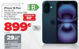 Carrefour IPhone 16 Plus oferta
