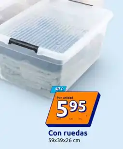 Action Con ruedas 59x39x26 cm oferta