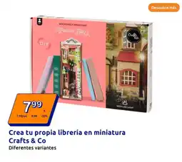 Action Crea tu propia librería en miniatura Crafts & Co oferta