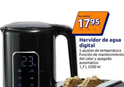 Action Hervidor de agua digital oferta