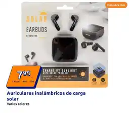 Action Auriculares inalámbricos de carga solar oferta