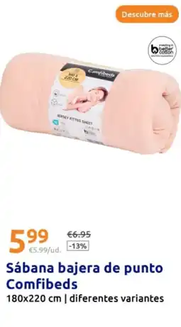 Action COMFIBEDS Sábana bajera de punto oferta