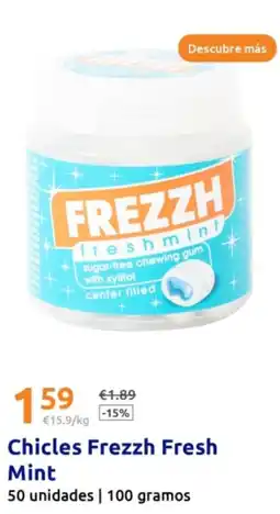 Action FREZZH Chicles Fresh Mint oferta