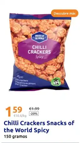 Action SNACKS OF THE WORLD Chilli Crackers Spicy oferta