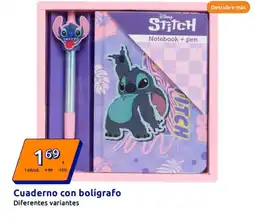 Action Cuaderno con bolígrafo oferta