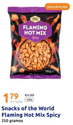 Action SNACKS OF THE WORLD Flaming Hot Mix Spicy oferta