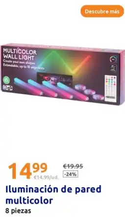 Action Iluminación de pared multicolor oferta