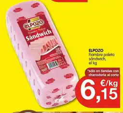 CashDiplo ELPOZO Fiambre paleta sandwich oferta