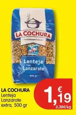 CashDiplo LA COCHURA Lenteja Lanzarote extra oferta