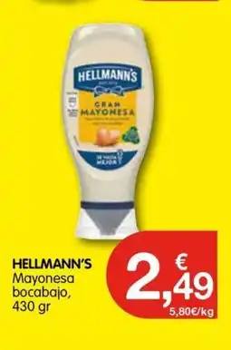 CashDiplo HELLMANN'S Mayonesa bocabajo oferta