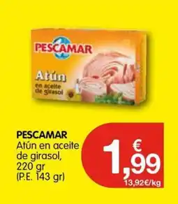 CashDiplo PESCAMAR Atún en aceite de girasol oferta