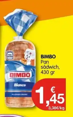 CashDiplo BIMBO Pan sádwich oferta