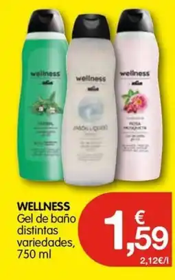 CashDiplo WELLNESS Gel de baño distintas variedades oferta