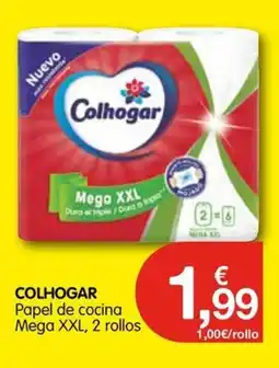 CashDiplo COLHOGAR Papel de cocina Mega XXL, 2 rollos oferta