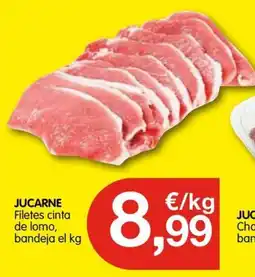 CashDiplo JUCARNE Filetes cinta de lomo, bandeja oferta