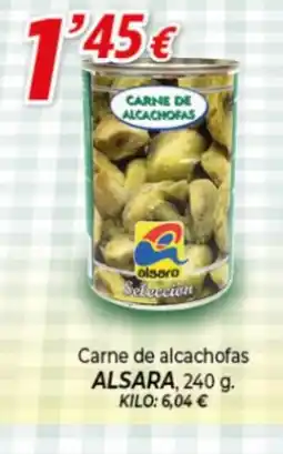 Alsara Supermercados ALSARA Carne de alcachofas oferta
