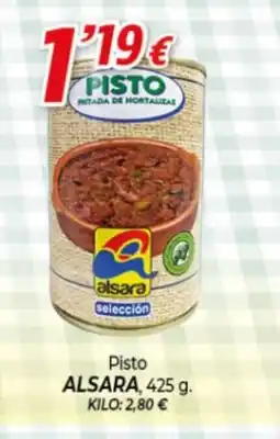 Alsara Supermercados ALSARA Pisto oferta