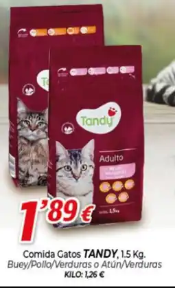 Alsara Supermercados TANDY Comida Gatos oferta