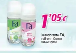 Alsara Supermercados FA Desodorante oferta