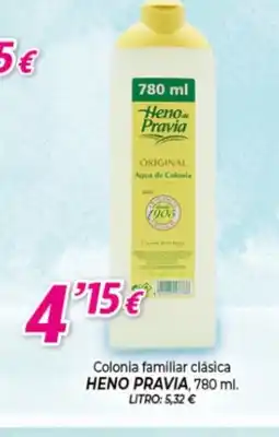 Alsara Supermercados HENO PRAVIA Colonia familiar clásica oferta