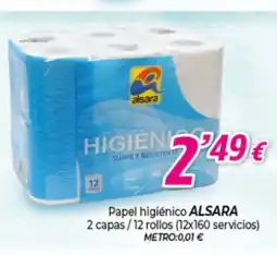Alsara Supermercados ALSARA Papel higiénico oferta